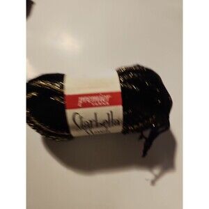 Starbella Flash GILDED Premier Yarns  Skein Discontinued Black Gold Metallic